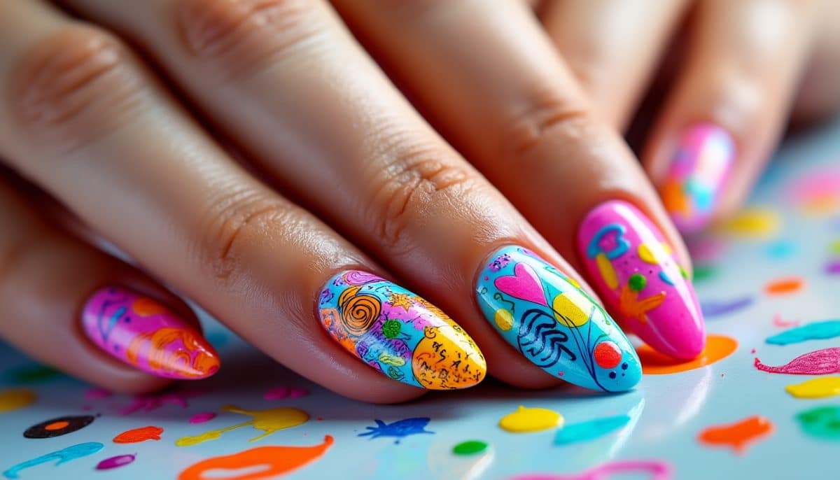 Crayon Acrylic Nails: ๐จ Colorful Tips for Art Lovers โ๏ธ