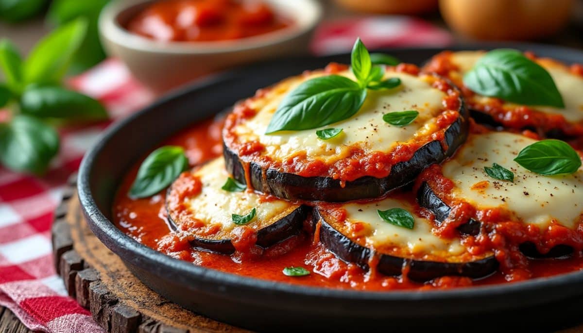 Crispy & Healthy: Air Fryer Eggplant Parmesan (Gluten-Free Layers