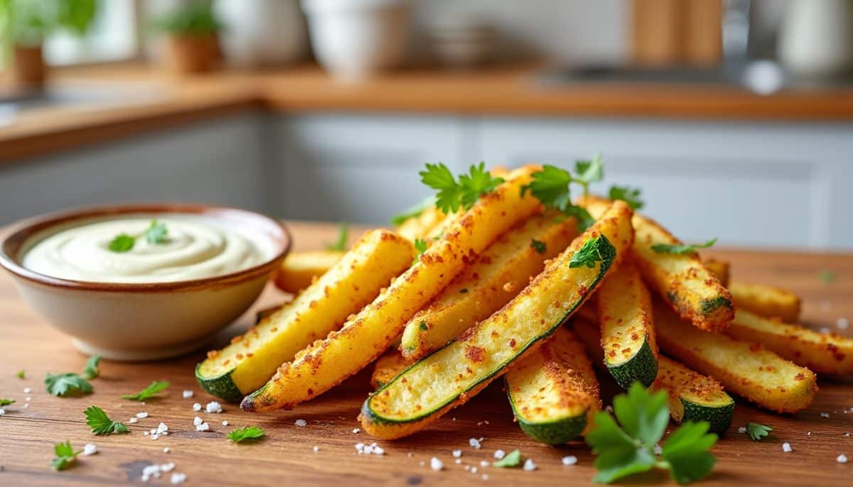 Crispy Guilt-Free Zucchini Fries: Gluten-Free & Air Fryer Delight