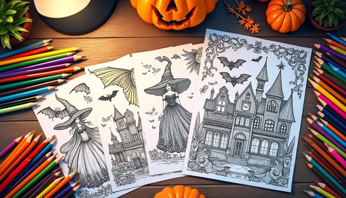 Spooky Fun: Halloween Coloring Pages Adults Won’t Resist 🎃🖍️