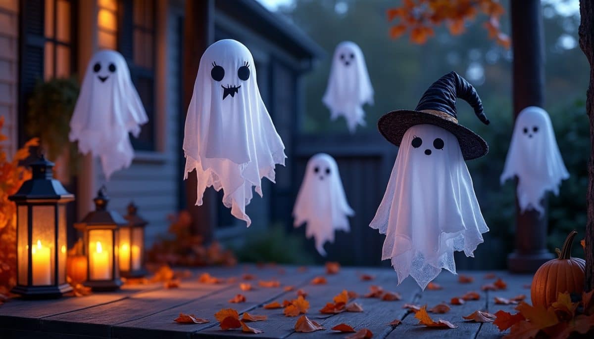 👻 Floating Ghost Decor: Striking the Perfect Balance Between Cute & Creepy 🎃