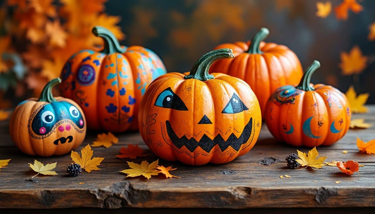 Mess-Free Pumpkin Painting Ideas for Halloween 🎃🖌️