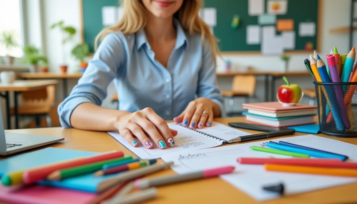 Classroom Chic: Top School Nails for Teachers in 2025 ๐๐