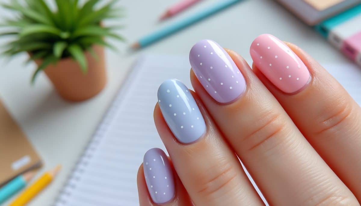 Back-to-School Short Fake Nail Ideas ๐โจ