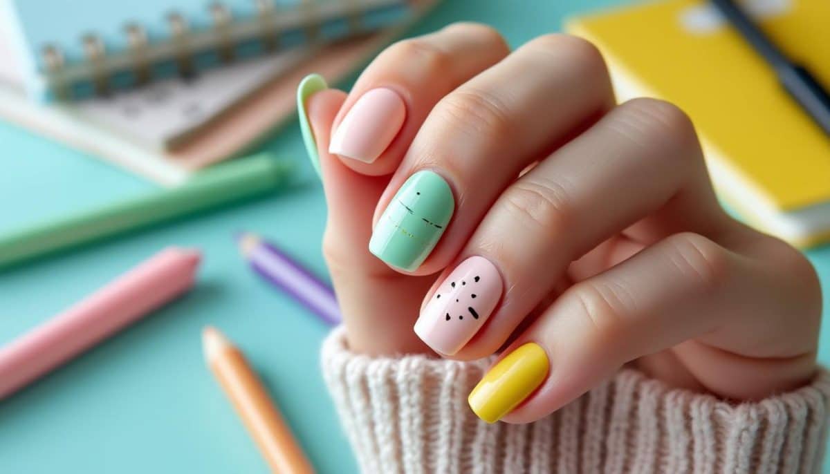 Quick & Cute Back to School Nails for Busy Students โ๏ธ๐