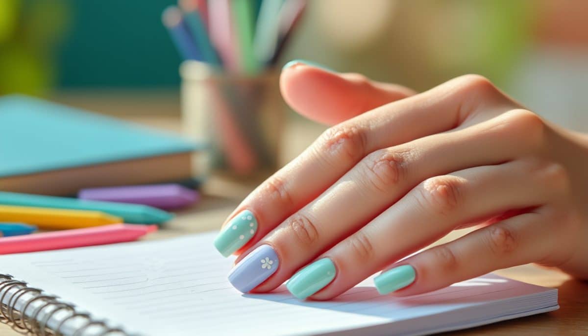 Easy Breezy Summer School Nails ๐ธโจ