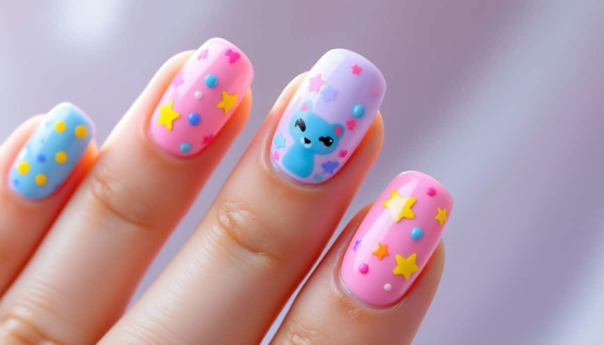 Tiny Acrylic Nails for Kids: Cute, Fun & Safe ๐
โจ