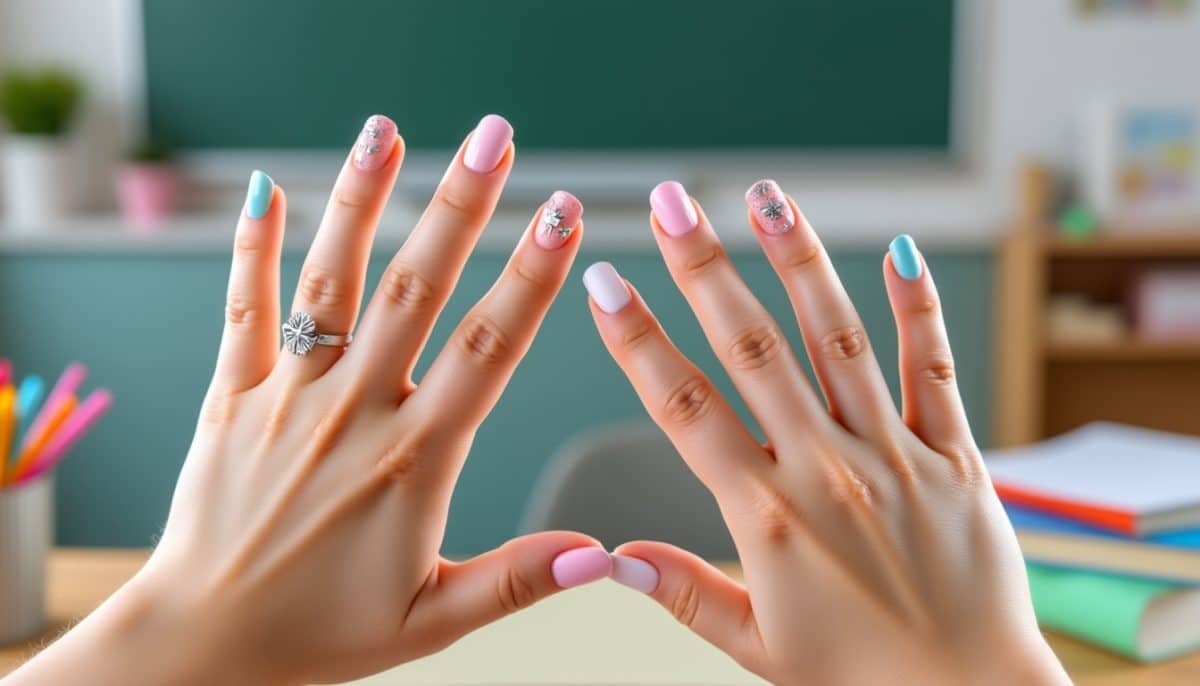 Back-to-School Nail Ideas โ๏ธ๐จ: Cute & Simple Designs for Short Nails