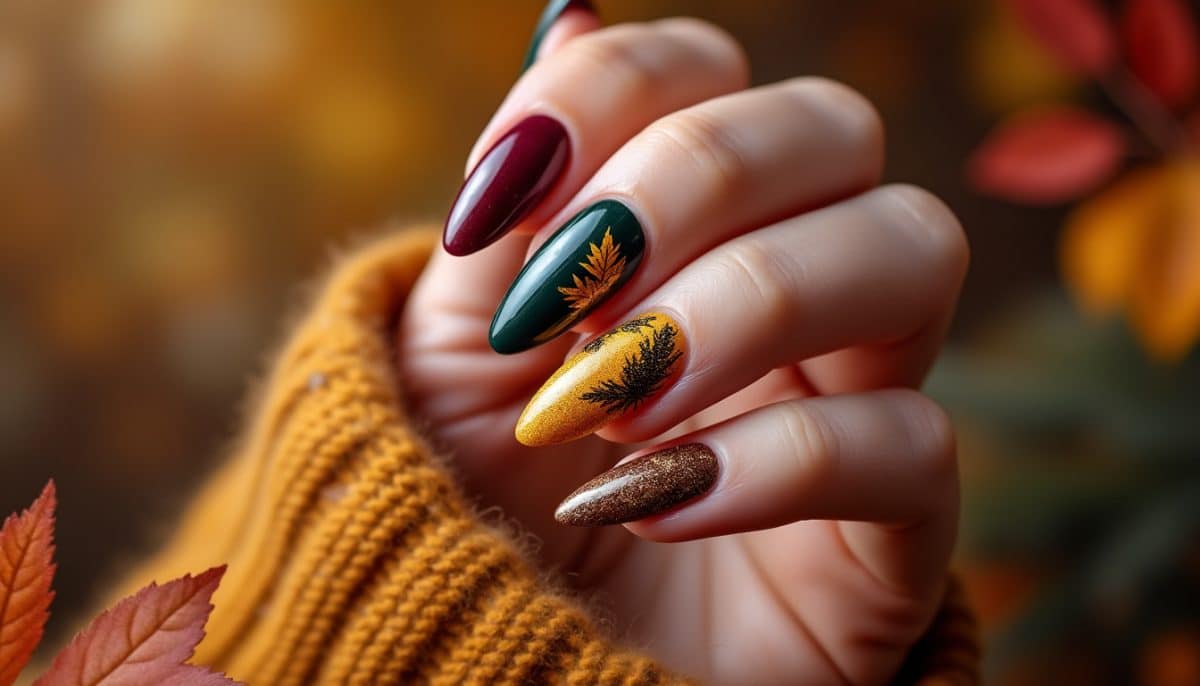 Almond Nails Are Taking Over Stiletto This Fall ๐๐