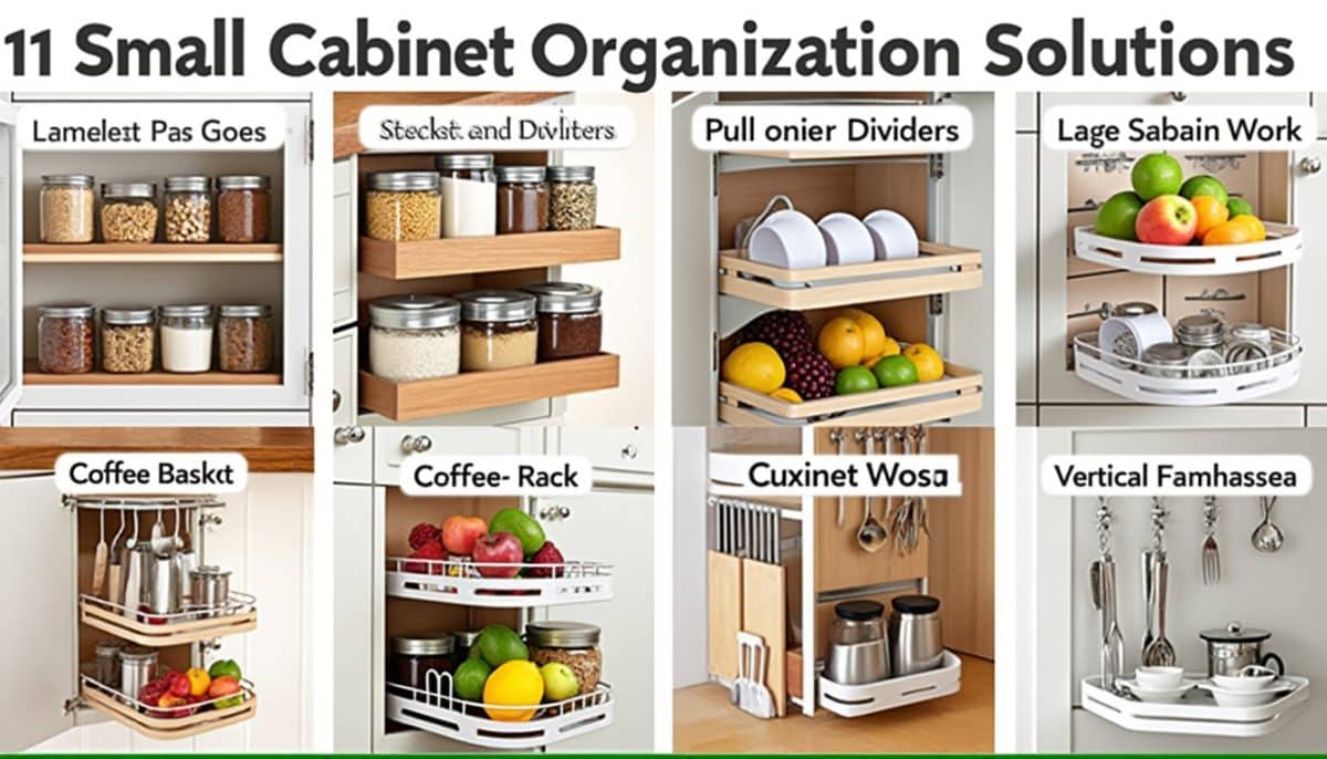 Genius Ways to Organize Small Kitchen Cabinets 🗄️✨