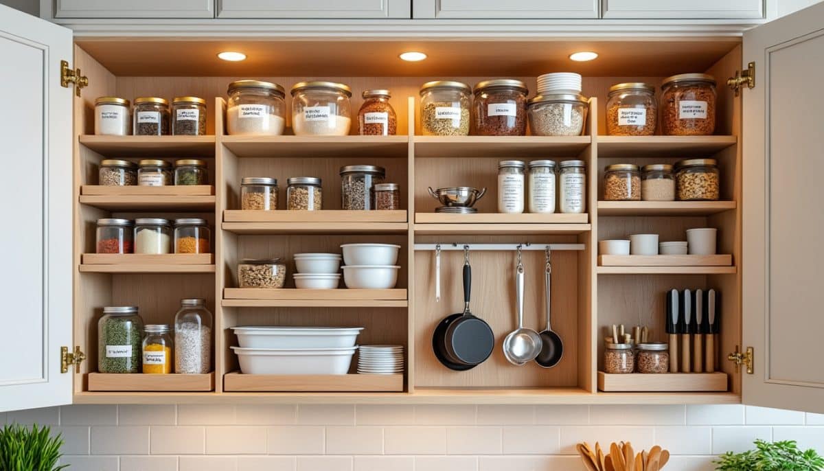 Easy Kitchen Cabinet Hacks for a Tidy Home 🏡✨