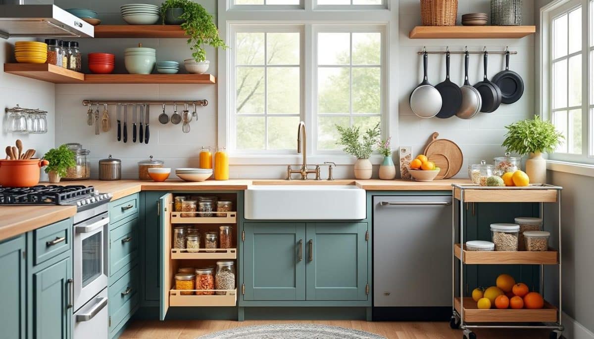 Stunning Small Kitchen Storage Hacks 🏡✨