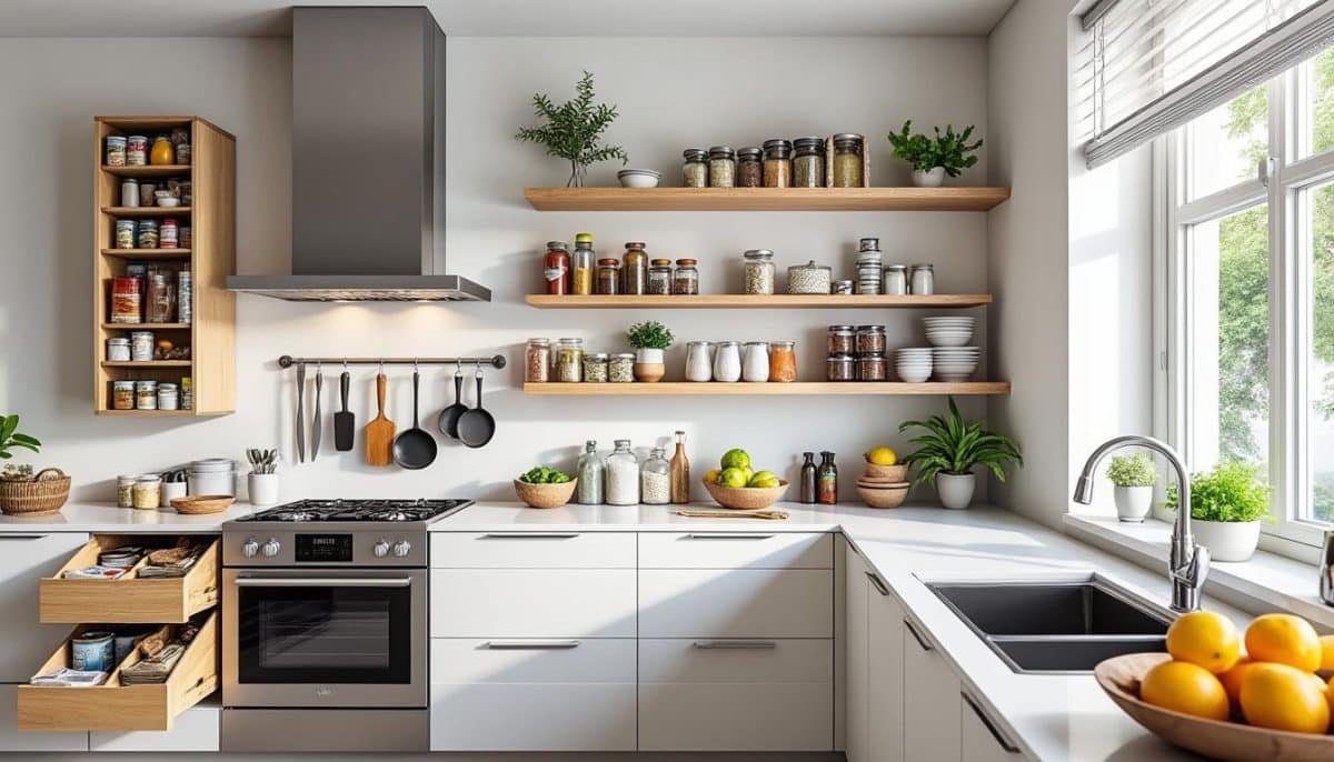 Space-Saving Kitchen Hacks You’ll Love 🍴🗄️