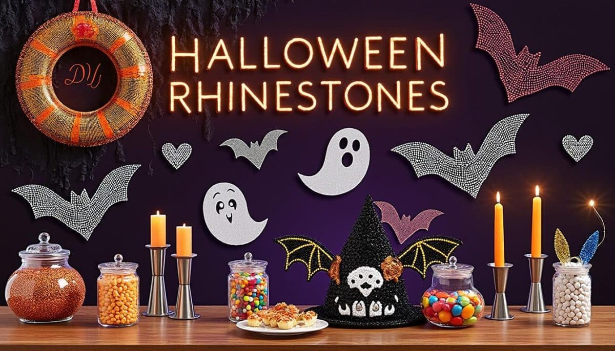 Spooky Sparkle: Halloween DIY With Adhesive Rhinestones π»π