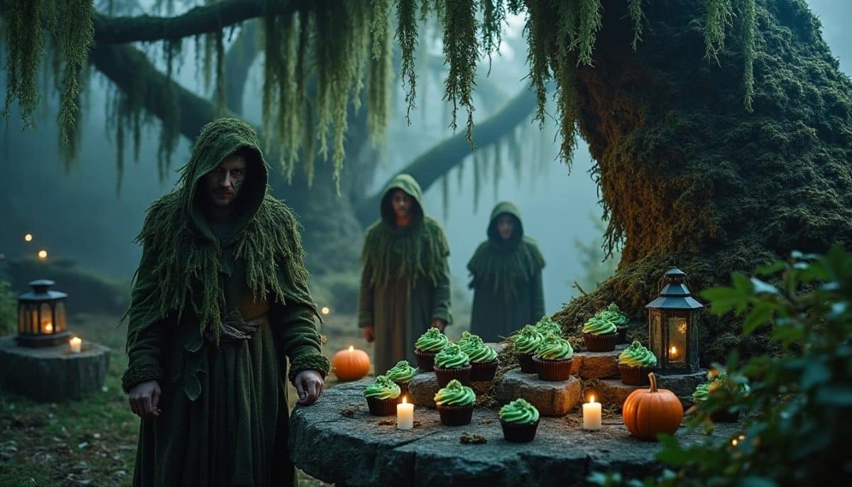 Spooky Chic: Decorating with Artificial Spanish Moss & Lichen for Halloween ππ±