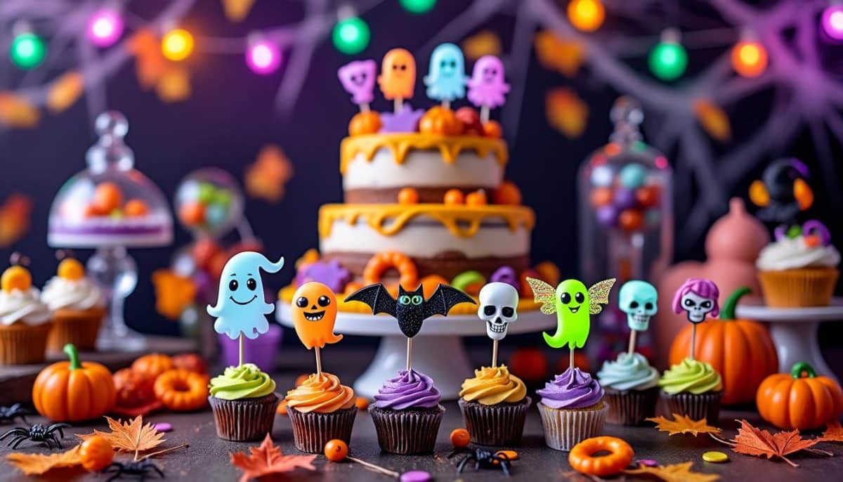 Spooky & Sweet: Halloween Cake Picks & Toppers Sets 🎃🧁