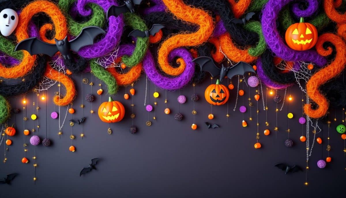 Hauntingly Fun: Halloween Ceiling Garlands, Spirals & Shapes 🎃👻