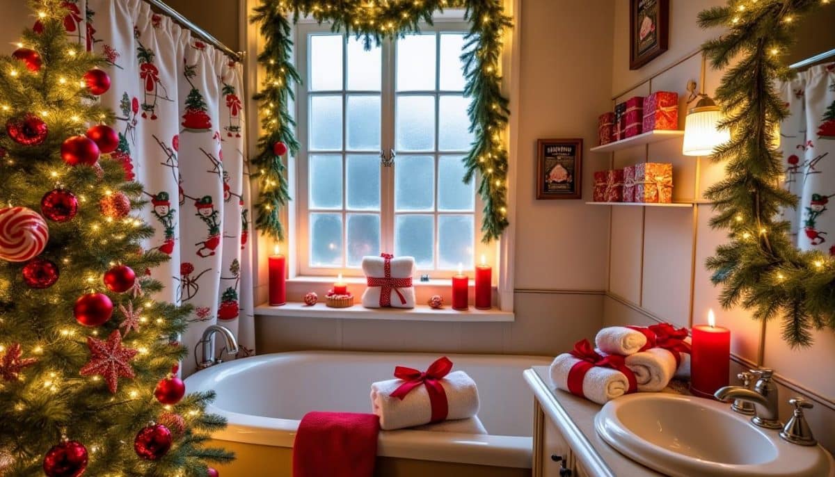 🎄 Unexpected Christmas Bathroom Decor Ideas You’ll Love 🚿