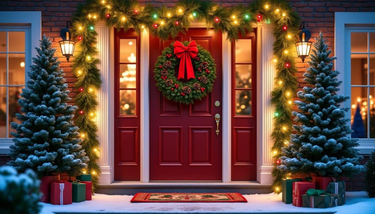Festive Front Doors: Christmas Decor Ideas to Wow Your Guests 🎄🚪