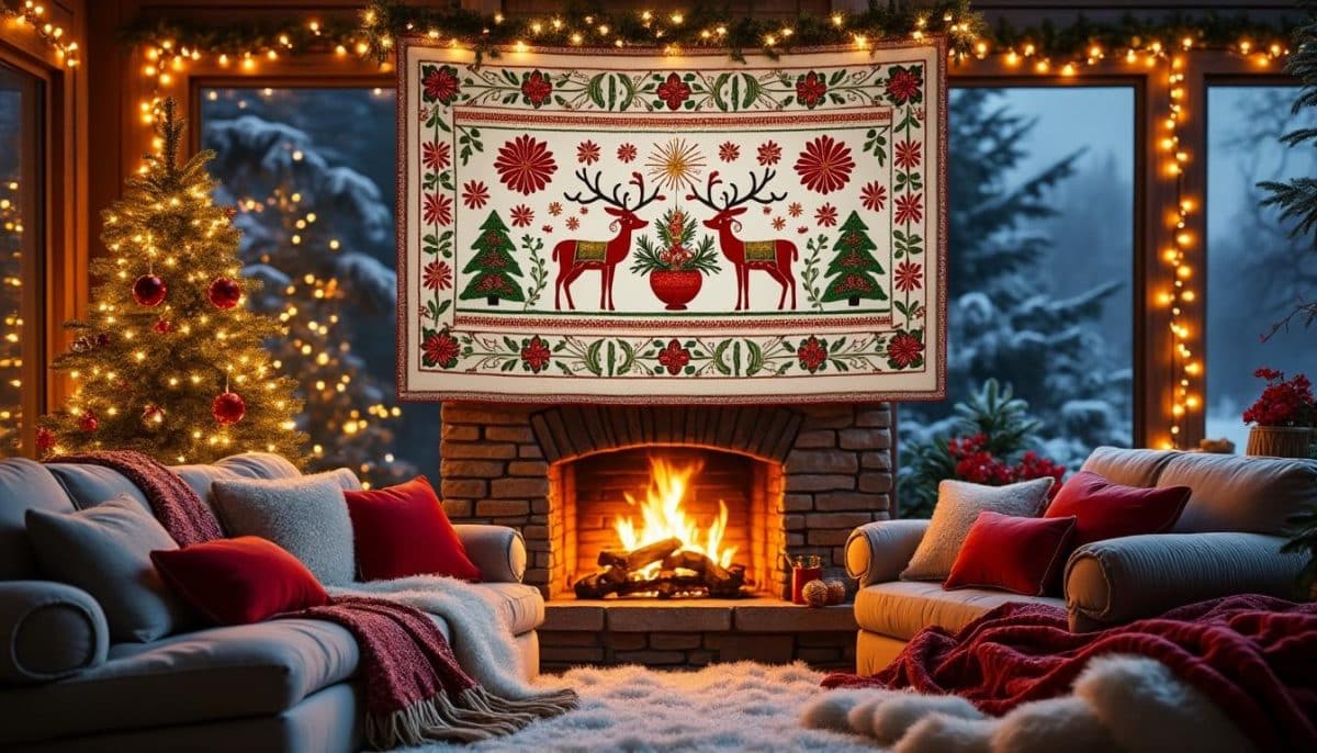 Festive Stitches: Christmas Embroidery Ideas for Snuggly Winter Evenings ❄️🧵