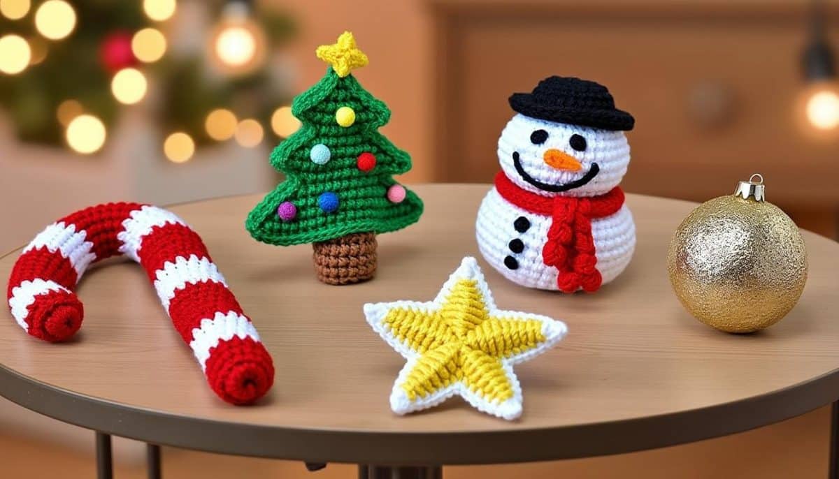 Easy Crochet Ornaments for a Festive Christmas 🎄✨