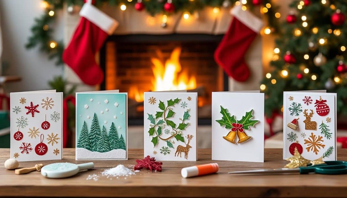 Easy DIY Christmas Card Ideas Anyone Can Make 🎄✂️