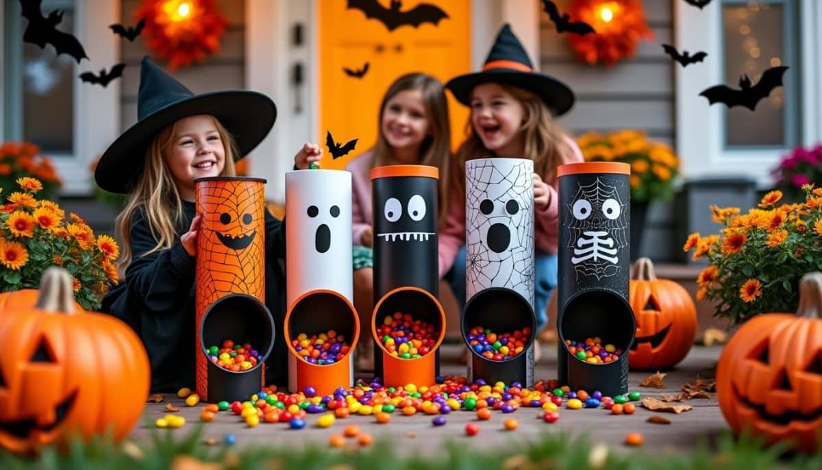 Spooky DIY PVC Candy Dispensers: Halloween Treats Made Easy! 🎃🍬
