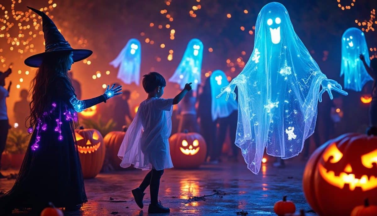 π» Haunting Your Home: Stunning Halloween Ghost Holograms!