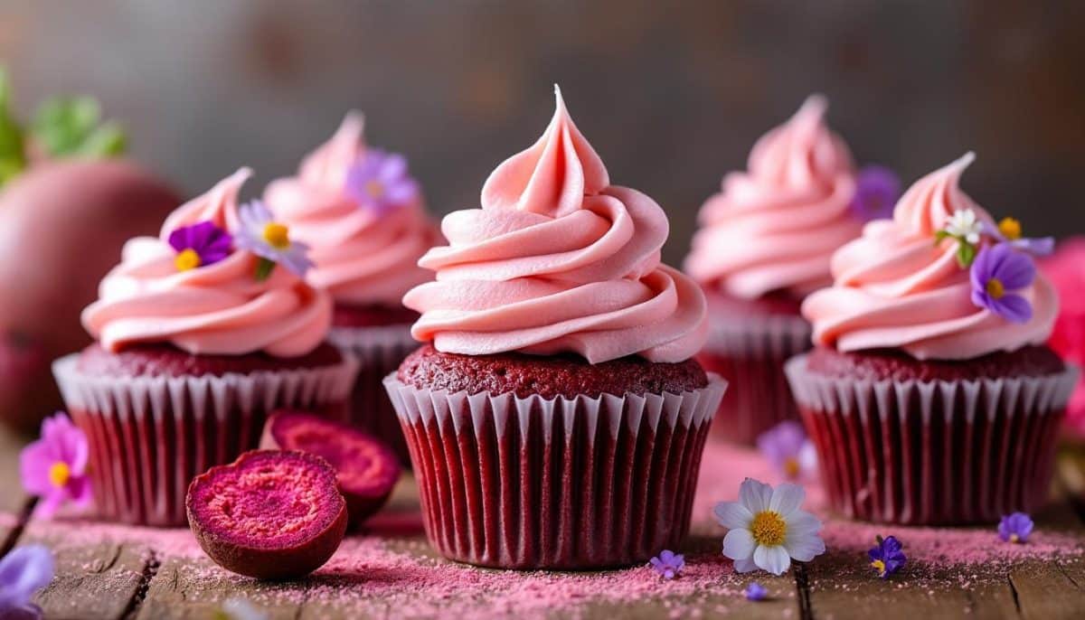 Naturally Pink: Gluten-Free Beet Powder Velvet Cupcakes