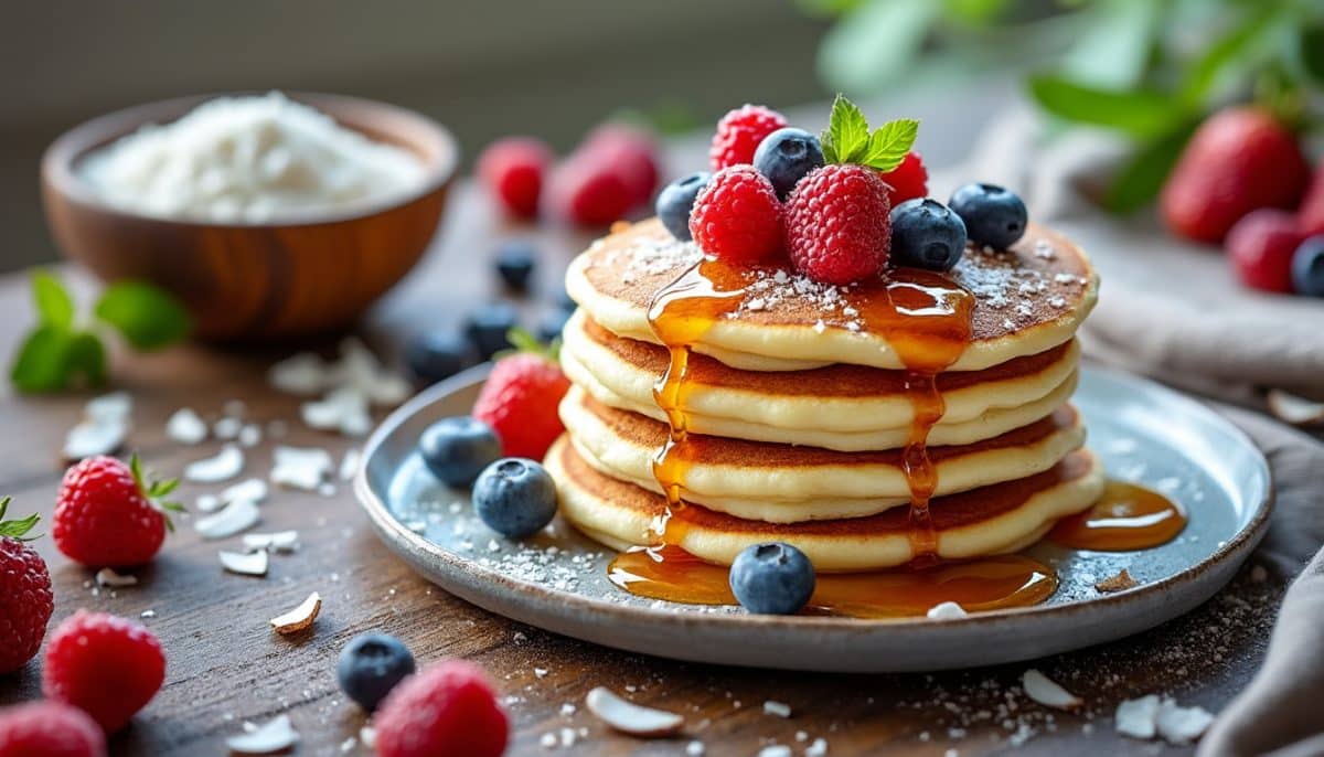 Fluffy Eggless Coconut Flour Pancakes: A Gluten-Free Delight