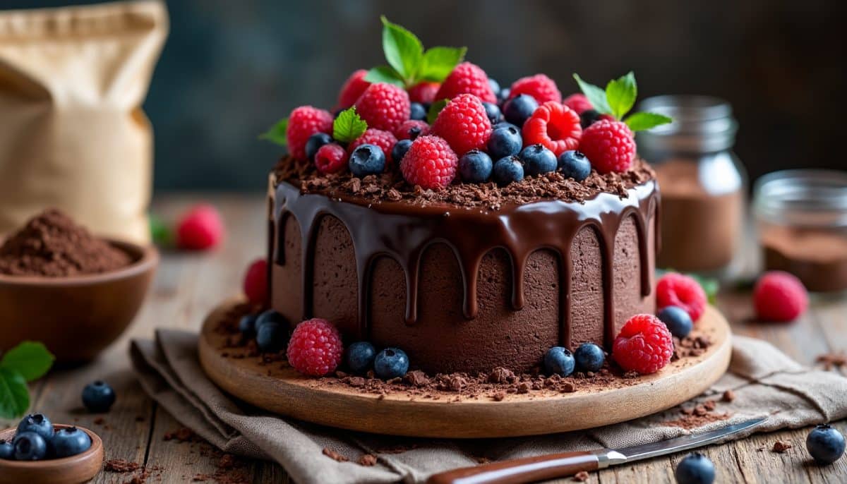 Decadent Fudgy Chocolate Cake with Gluten-Free Sorghum Flour