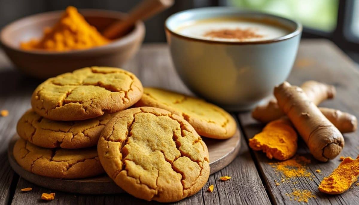 Golden Milk Latte Cookies: Gluten-Free Treats with Turmeric Flour
