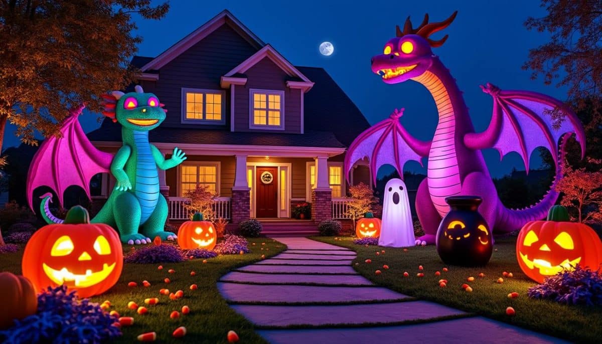 Spooky Fun: Halloween Monster Inflatables, Dragons & Creatures ππ»