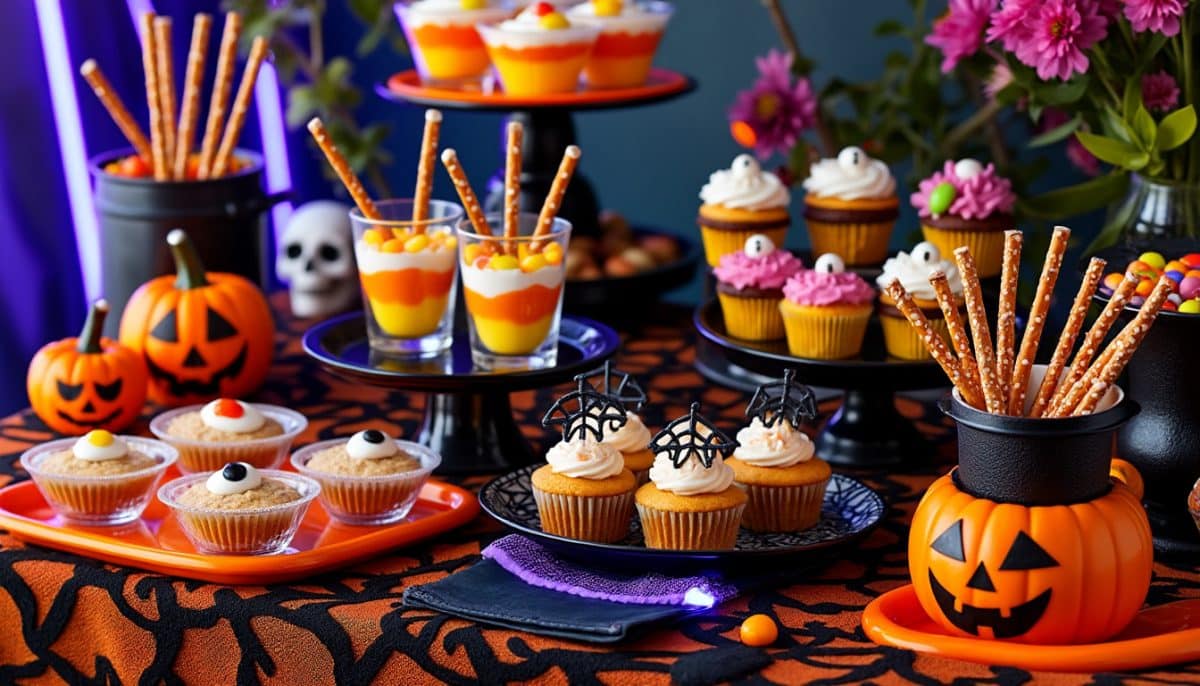Spooky Snack Bars: Creative Halloween Treat Displays & Decor ππ¬
