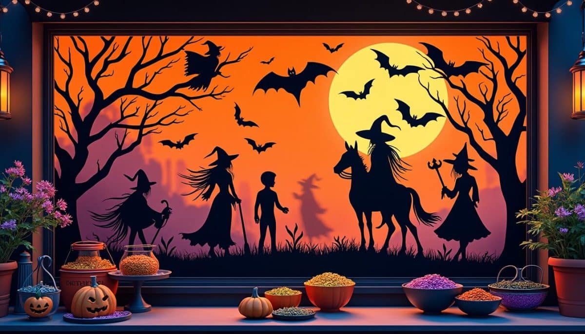 Spooky Halloween Window Silhouettes: Cardboard & Vinyl DIY π»πͺ