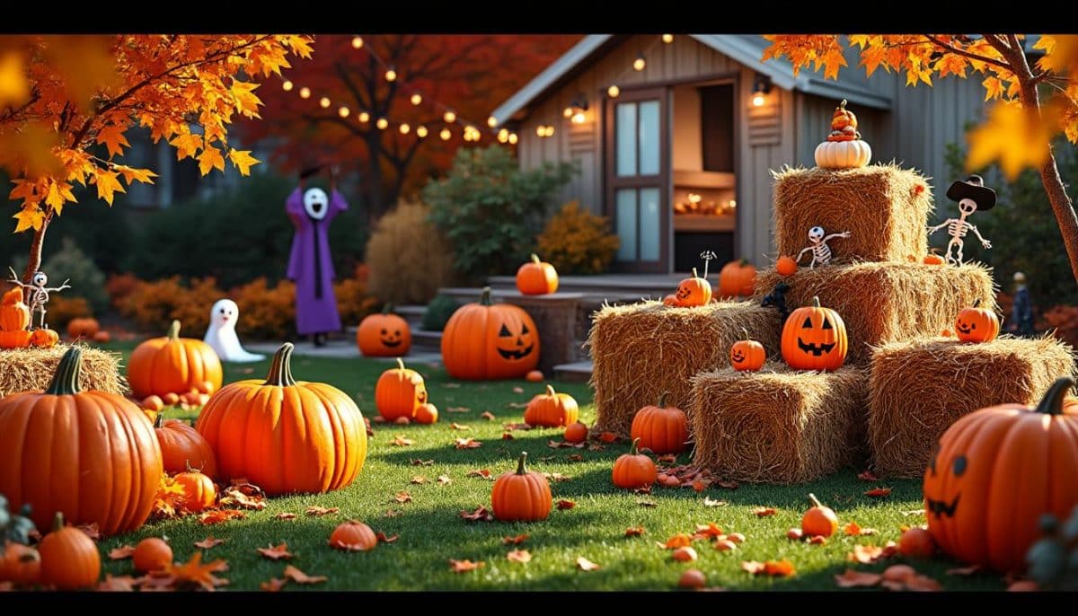 Spooky Hay Bale Halloween Decor 🎃: Indoor & Outdoor Ideas!