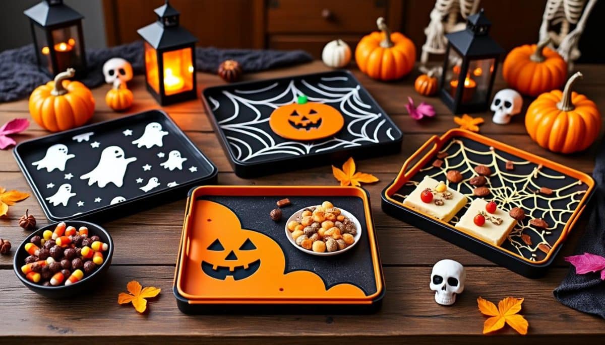 Spooky & Secure: Non Slip Halloween Serving Trays π¦π