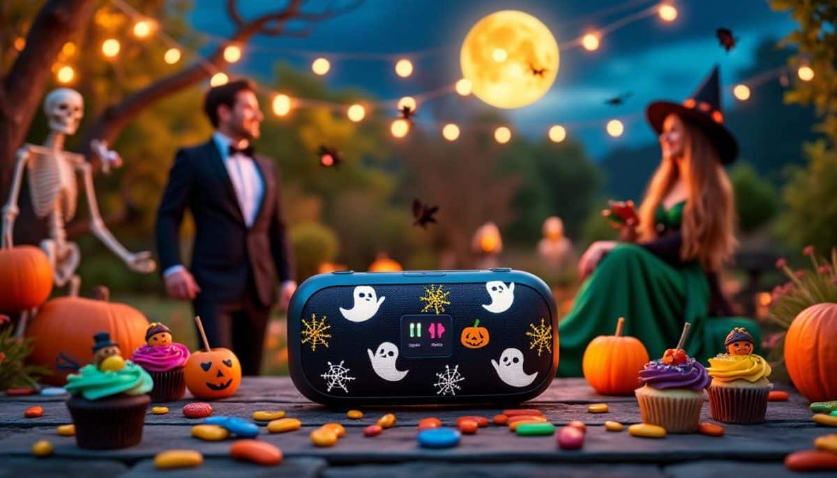 Spooky 🎃 Sounds: Best Portable Speakers for a Haunted Halloween Garden 🔋