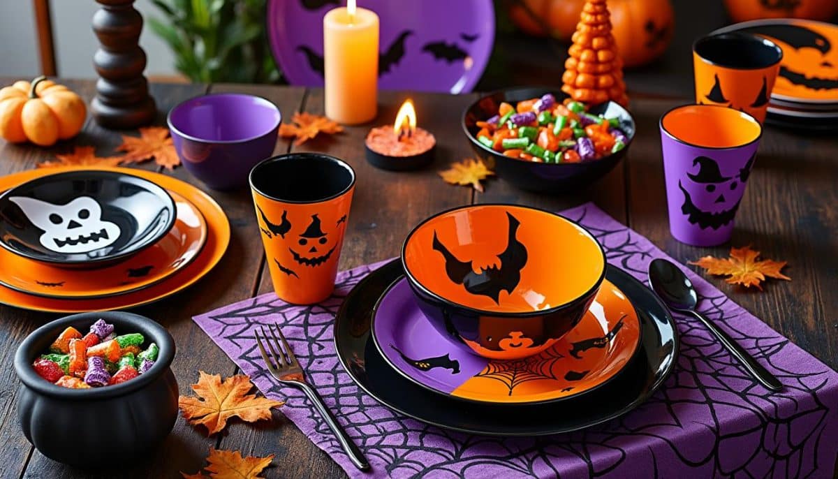 Spooky & Sustainable: π Reusable Halloween Melamine Dinnerware Ideas π»