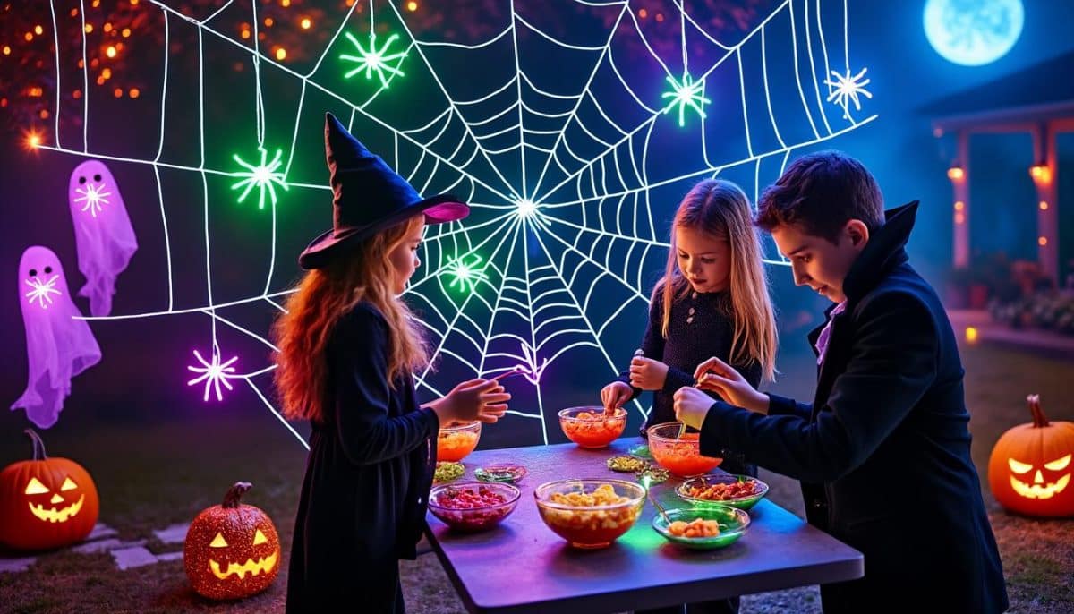 Spooky Stretch: How to Master Halloween Spider Web Decor 🕸️👻