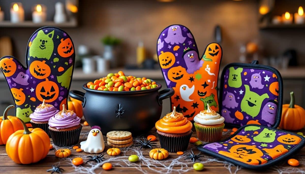 Spooky Kitchen Essentials: Halloween Oven Mitts & Pot Holders ππ€