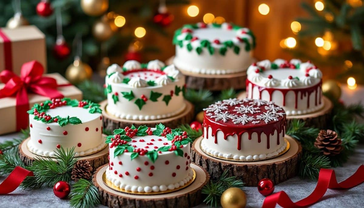 Stunning Christmas Cakes: Easy Recipes & Festive Designs 🎂✨
