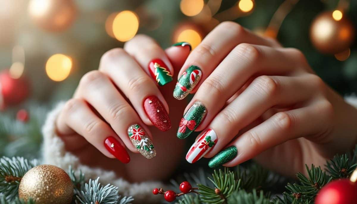 Festive Christmas Nail Ideas for Every Length 🎄✨