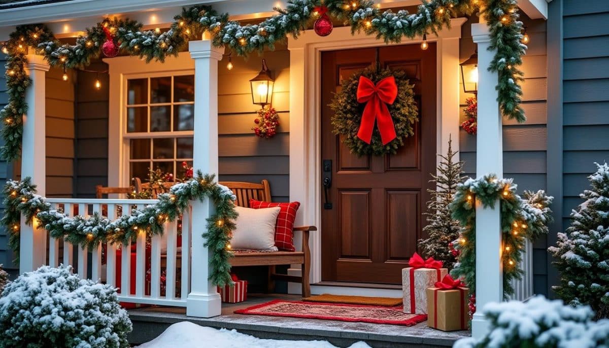 🎄 Festive Front Porch: Top Outdoor Christmas Styling Tips ✨