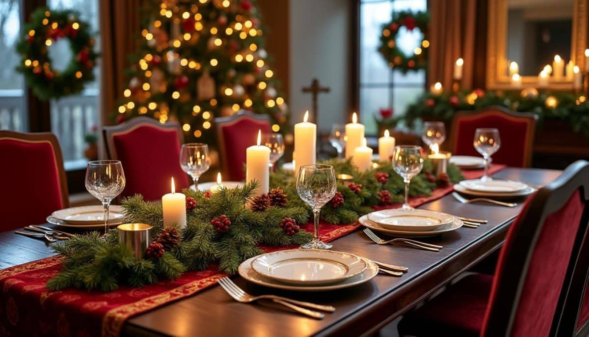 🎄 Elegant Christmas Table Settings for a Magical Dinner ✨