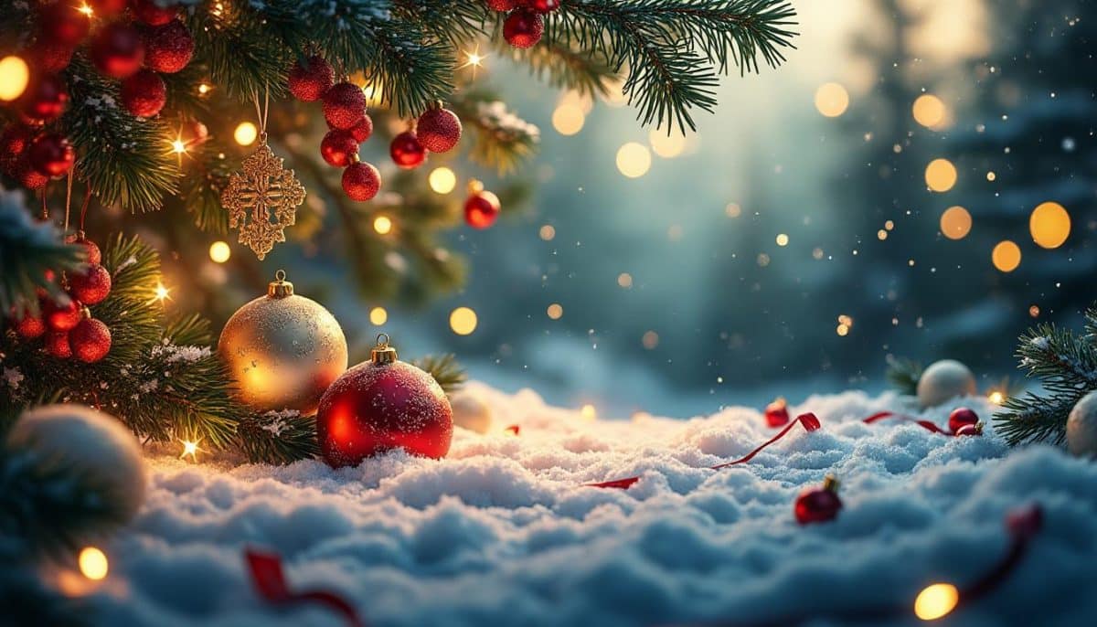🎄Festive Vibes: Artistic Christmas Wallpapers✨