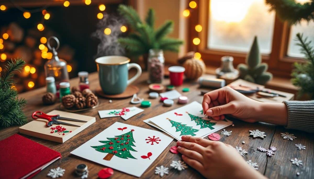 🎄DIY Christmas Cards: Handmade Holiday Greetings Tutorial ✂️✨