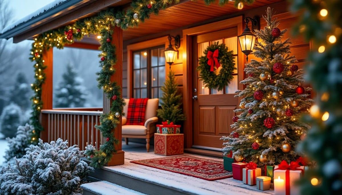 Front Porch Christmas Decor: Festive Curb Appeal 🎄🏡