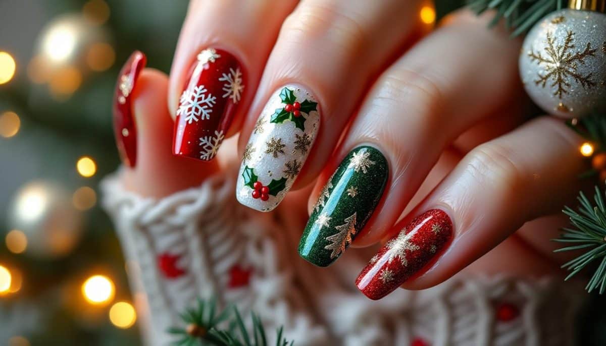 Festive Winter Nails❄️🎄: Top Holiday Design Ideas