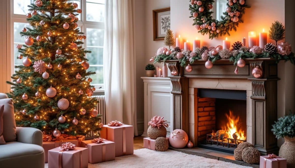 🎄 Pink Christmas Magic: Blush Tone Decor Ideas 💖